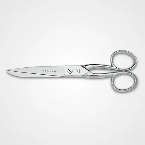 3 Claveles 117 ciseaux gauchers, ciseaux couture gaucher