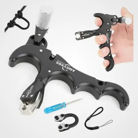 Ameyxgs décocheur 4 doigts, arc gaucher