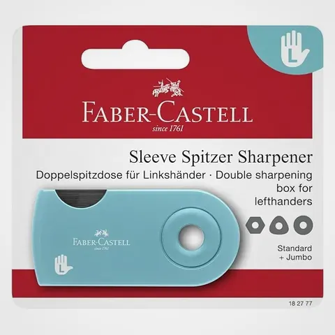 Faber-Castell taille-crayon double manche, crayon gaucher