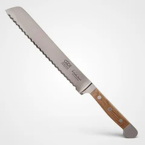 Güde Alpha chêne couteau à pain gaucher, couteau gaucher