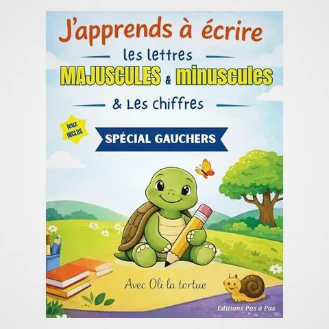 J'apprends à écrire, spécial gauchers, livre gaucher