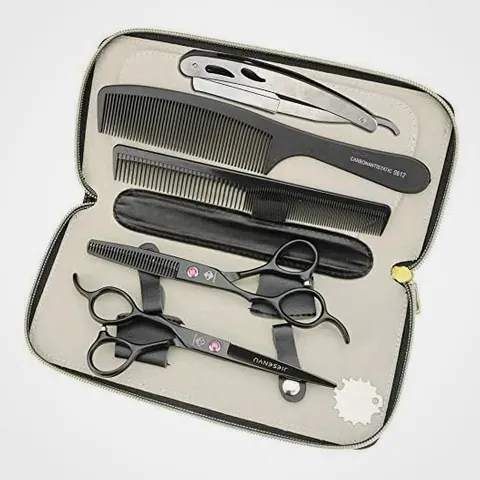 ciseaux coiffure gaucher : Jiesenyu ciseaux coupe 440C 14 cm
