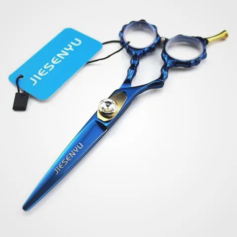 Jiesenyu set coupe et effilage gaucher, ciseaux coiffure gaucher