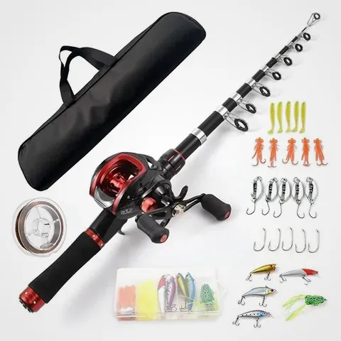 Lixada canne et moulinet main gauche, moulinet casting gaucher
