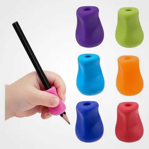 Lot de 7 poignées de crayon gaucher, matériel scolaire gaucher