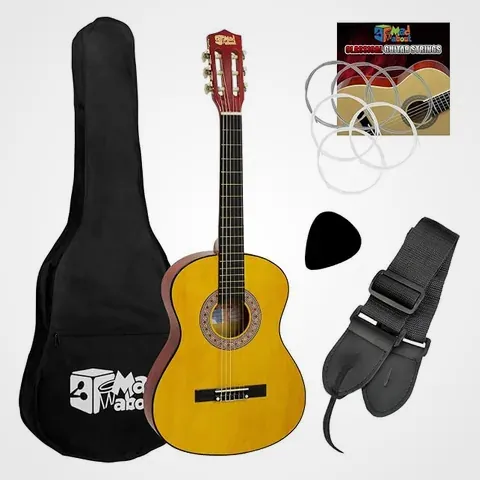 Mad About guitare espagnole gaucher 3/4, guitare classique gaucher