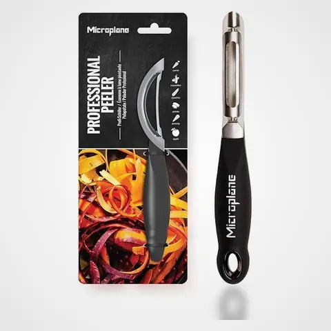 Microplane éplucheur lame pivotante, ustensiles pour gaucher