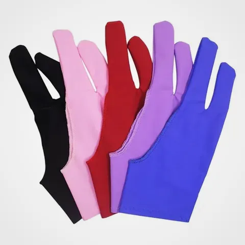 senhai gants de doigt artiste (5 pièces), tablette graphique gaucher