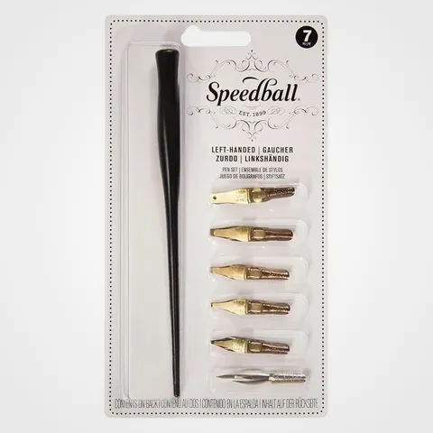 Speedball set calligraphie gaucher, calligraphie gaucher