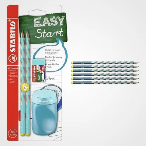 matériel scolaire gaucher : STABILO Set scolaire gaucher EASYgraph S