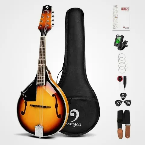 Vangoa Mandoline gaucher style A, instrument gaucher